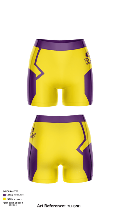 DMS Volleyball 58637394 Women's Shorts - 1