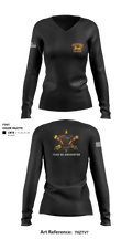 108 ADA BDE 57391665 Women's Long Sleeve V-neck Shirt - 2