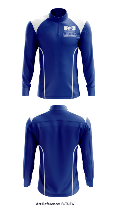 Deltona High School basketball 29204640 Quarter Zip Jacket - 1