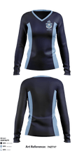 Iroquois High School Cheer 2670316 Women's Long Sleeve V-neck Shirt - 2
