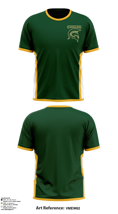 Greenbrier East High School Basketball 48983057 Short Sleeve Performance Shirt - 1