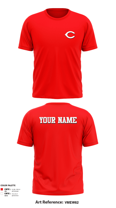 Chesapeake Reds 39590846 Short Sleeve Performance Shirt - 2