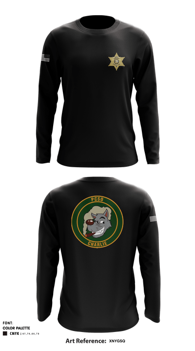 Pickens County Sheriffs Office 62390997 Long Sleeve Performance Shirt - 1