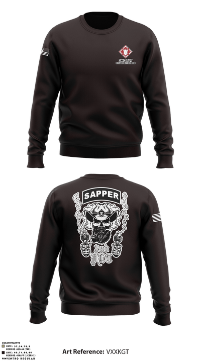 2nd PLT Chainsmokers 3207502 Crew Neck Sweatshirt - 2