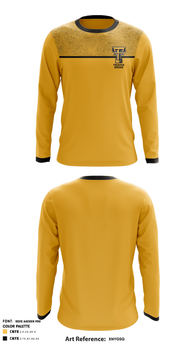 Trenton High School Soccer 47757958 Long Sleeve Performance Shirt - 1