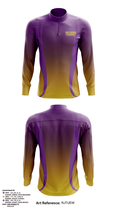 Tallwood Lions 68974621 Quarter Zip Jacket - 1