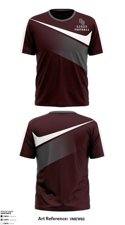 State College Lions Youth Football 41104710 Short Sleeve Performance Shirt - 1