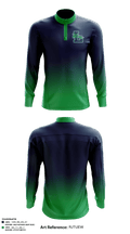 Leesville Road High School Tennis 89000735 Quarter Zip Jacket - 1