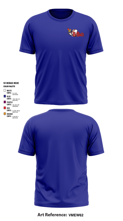 B Buzz Baseball League 70409945 Short Sleeve Performance Shirt - 4