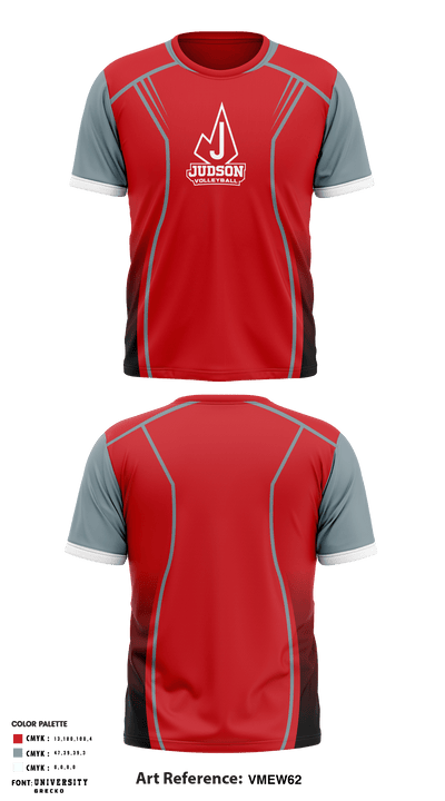 Judson High School Volleyball 81080129 Short Sleeve Performance Shirt - 1