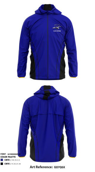 Windbreaker, Triana Warriors, Spirit Store, Teamtime, Team time, sublimation, custom sports apparel, team uniforms, spirit wear, spiritwear, sports uniforms, custom shirts, team store, custom team store, fundraiser sports, apparel fundraiser