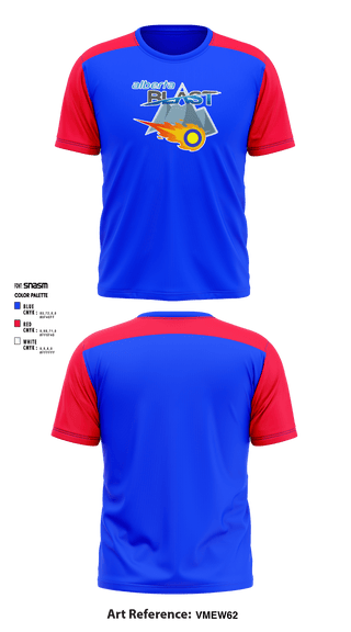 Short Sleeve Performance Shirt, Alberta Blast, Ice Hockey, Teamtime, Team time, sublimation, custom sports apparel, team uniforms, spirit wear, spiritwear, sports uniforms, custom shirts, team store, custom team store, fundraiser sports, apparel fundraiser