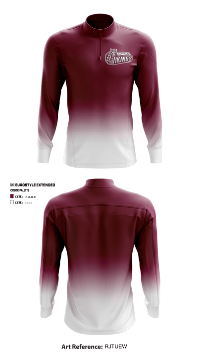 Danville High School Golf 22144518 Quarter Zip Jacket - 1