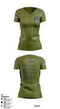 St. Joseph County SWAT 30759659 Women's Short Sleeve V-neck Shirt - 2