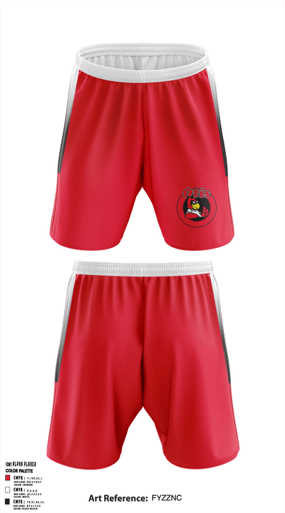 Otis Elementary School 46594874 Athletic Shorts With Pockets - 1