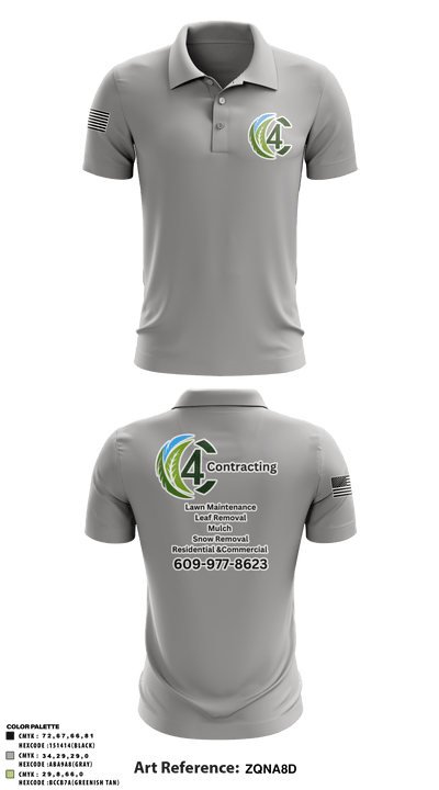 C4 36536830 Short Sleeve Performance Polo - 3