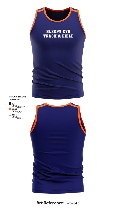 Sleepy Eye High School Track 6293741 Tank Top - 1