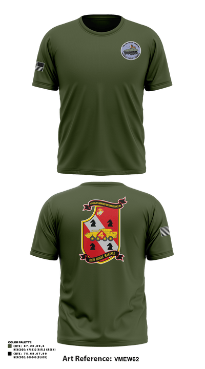 4th LAR 77324342 Short Sleeve Performance Shirt - 3