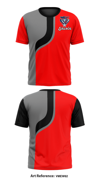 Lincoln track & field 67322687 Short Sleeve Performance Shirt - 2