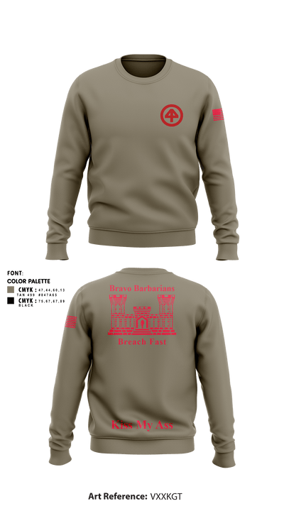 B 104th 82799853 Crew Neck Sweatshirt - 9