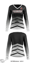 River Valley Middle School Volleyball 14447078 Women's Long Sleeve V-neck Shirt - 1