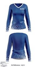 Saint Louis University Swimming & Diving 45176725 Women's Long Sleeve V-neck Shirt - 1
