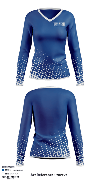 Women's Long Sleeve Vneck Shirt, Saint Louis University Swimming & Diving, School Spirit Store, Teamtime, Team time, sublimation, custom sports apparel, team uniforms, spirit wear, spiritwear, sports uniforms, custom shirts, team store, custom team store, fundraiser sports, apparel fundraiser