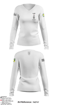 HHC 1-63AR Snipers 84221714 Women's Long Sleeve V-neck Shirt - 3