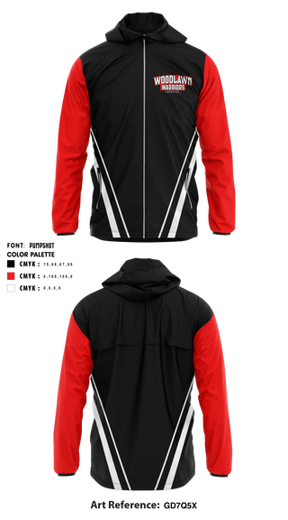 Windbreaker, Woodlawn Warriors, Men's Lacrosse, Teamtime, Team time, sublimation, custom sports apparel, team uniforms, spirit wear, spiritwear, sports uniforms, custom shirts, team store, custom team store, fundraiser sports, apparel fundraiser