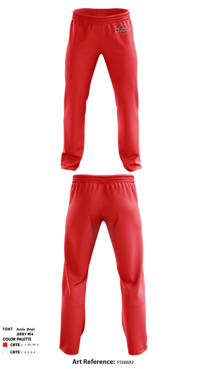 Souderton Braves Youth Football Association 55667427 Sweatpants - 3