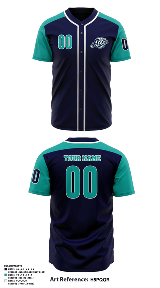 Two Button Baseball Jersey, Oconee Aces, Softball, Teamtime, Team time, sublimation, custom sports apparel, team uniforms, spirit wear, spiritwear, sports uniforms, custom shirts, team store, custom team store, fundraiser sports, apparel fundraiser