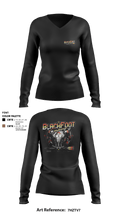 A CO 309th MI BN 40949231 Women's Long Sleeve V-neck Shirt - 1