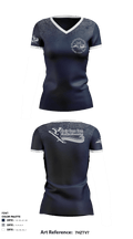 Velocity Dance Team 59959409 Women's Short Sleeve V-neck Shirt - 1