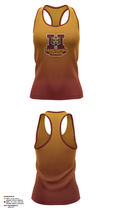 Harrisburg High School Tennis 91966565 Tank Top - 1