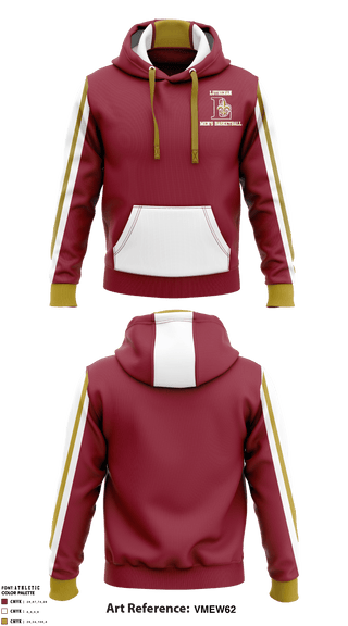 Hoodie, Lutheran High School basketball, Men's Basketball, Teamtime, Team time, sublimation, custom sports apparel, team uniforms, spirit wear, spiritwear, sports uniforms, custom shirts, team store, custom team store, fundraiser sports, apparel fundraiser