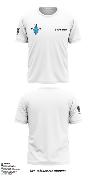 C-TRP 1-89cav 8122558 Short Sleeve Performance Shirt - 3