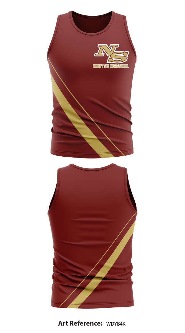 Ninety Six high school track and field 9377994 Track Singlet - 1
