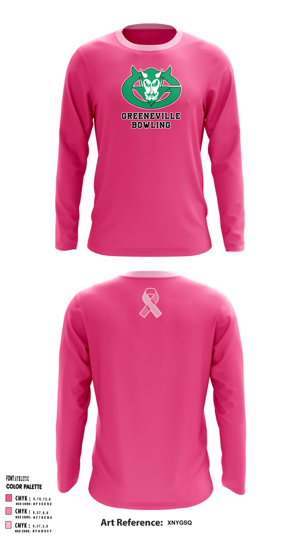 Long Sleeve Performance Shirt, Greeneville Bowling, Bowling, Teamtime, Team time, sublimation, custom sports apparel, team uniforms, spirit wear, spiritwear, sports uniforms, custom shirts, team store, custom team store, fundraiser sports, apparel fundraiser