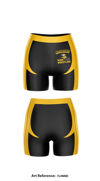 Archbishop Wood Catholic Wrestling 65473531 Compression Shorts - 1