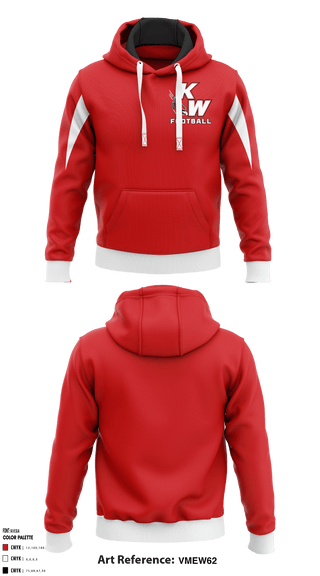 Hoodie, Kirkwood Webster Junior Football League, Football, Teamtime, Team time, sublimation, custom sports apparel, team uniforms, spirit wear, spiritwear, sports uniforms, custom shirts, team store, custom team store, fundraiser sports, apparel fundraiser