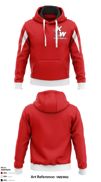 Kirkwood Webster Junior Football League 44807780 Hoodie - 1