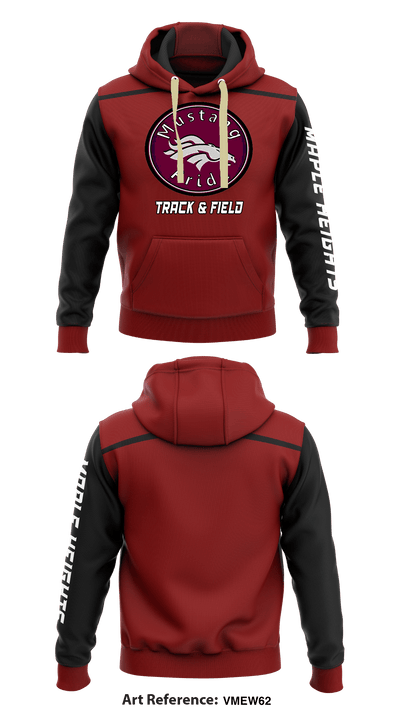 Maple Heights track and field 7243647 Hoodie - 1