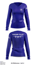 Raven Drone Solutions 1320053 Women's Long Sleeve V-neck Shirt - 1