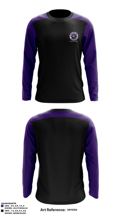 Vista Del Lago High School Golf 67197947 Long Sleeve Performance Shirt - 3