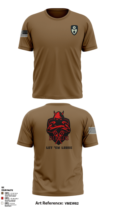 3rd PLT Diablos 55800262 Short Sleeve Performance Shirt - 5