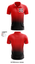 Maryville High School Swimming 87704742 Short Sleeve Performance Polo - 1