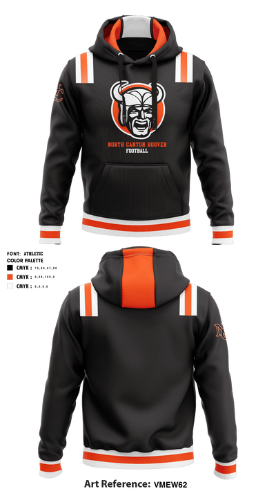 North Canton Hoover Football 75864683 Hoodie - 3