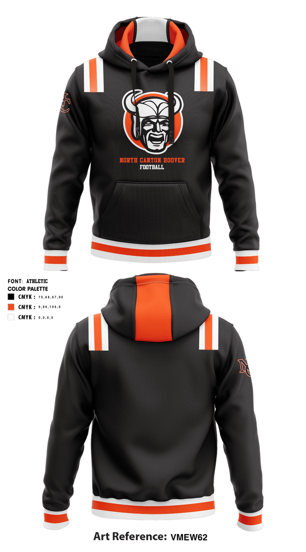 Hoodie, North Canton Hoover Football, Football, Teamtime, Team time, sublimation, custom sports apparel, team uniforms, spirit wear, spiritwear, sports uniforms, custom shirts, team store, custom team store, fundraiser sports, apparel fundraiser