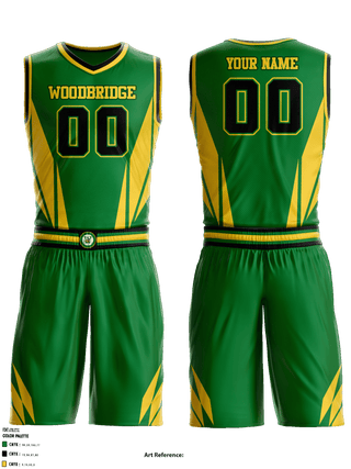 Womens Basketball Jersey, Woodbridge High School Basketball, Women's Basketball, Teamtime, Team time, sublimation, custom sports apparel, team uniforms, spirit wear, spiritwear, sports uniforms, custom shirts, team store, custom team store, fundraiser sports, apparel fundraiser