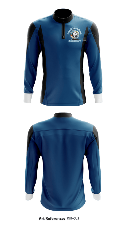 Padonia International Elementary 80192541 Quarter Zip Jacket - 1